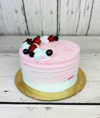 Tort Fantazja - Pistacja-Malina