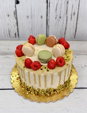 Tort Fantazja - Pistacja-Malina